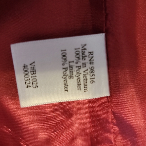 Coldwater Creek Autumn Red Blazer - Picture 5 of 6